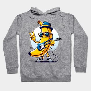 Banana Playing Guitar Hoodie